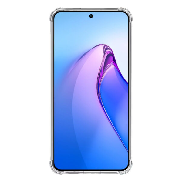 Oppo Reno8 Pro Plus transparant hoesje met stootrand 2