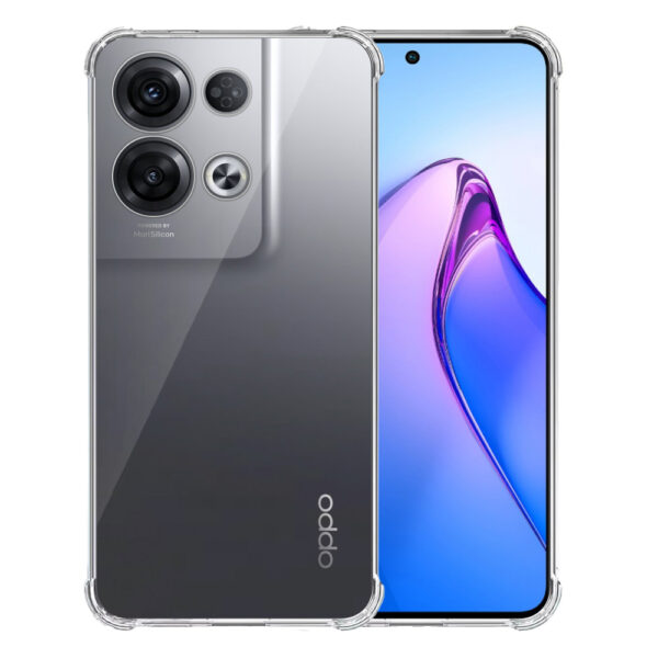 Oppo Reno8 Pro Plus transparant hoesje met stootrand