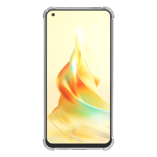 Oppo Reno8T 4G transparant hoesje met stootrand 2