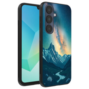 Samsung Galaxy A16 telefoonhoesje met sterrenhemel opdruk (1)