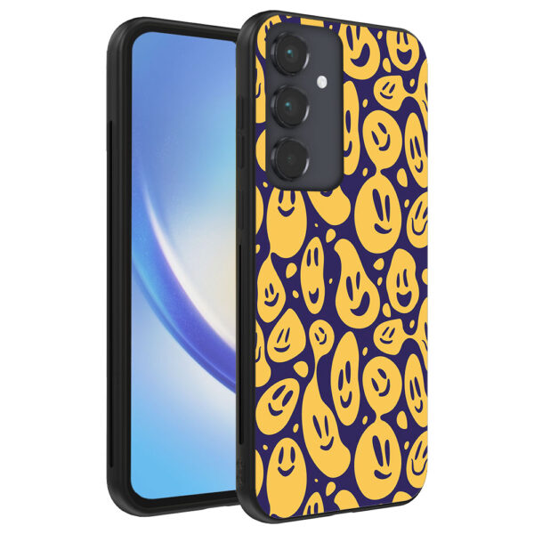 Samsung Galaxy A34 5G telefoonhoesje met smiley opdruk (1)