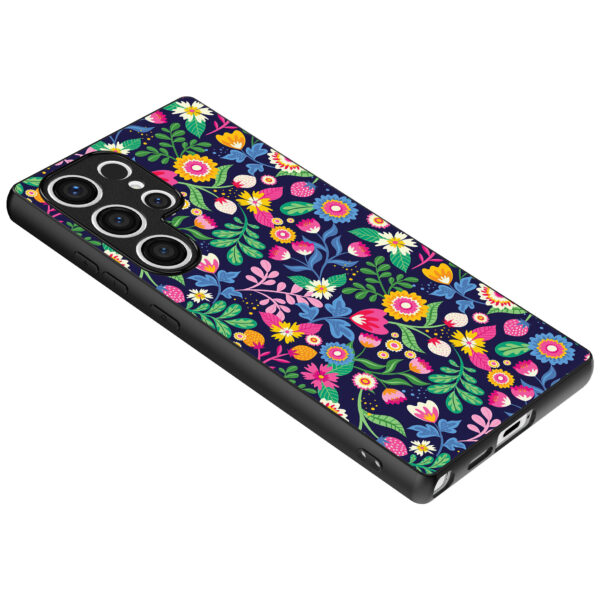 Samsung Galaxy S24 Ultra telefoonhoesje met bloemen opdruk (5)