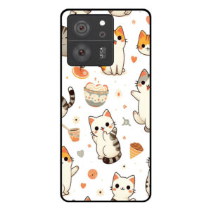 Telefoonhoesje Xiaomi 13T-13T Pro katten opdruk