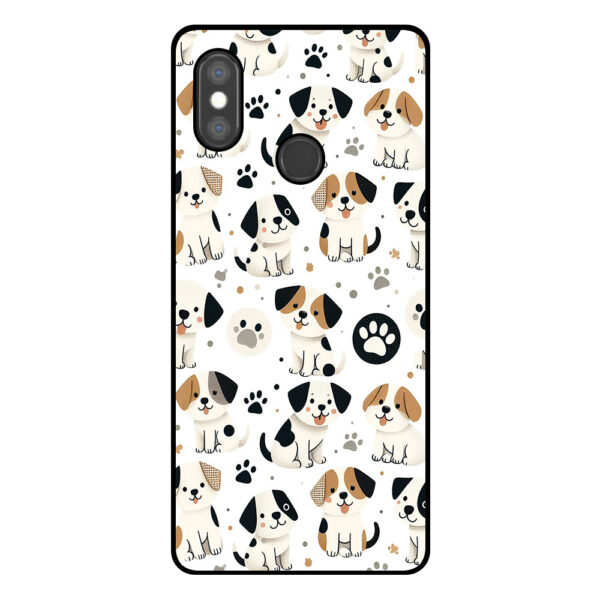 Telefoonhoesje Xiaomi Mi 8 honden opdruk
