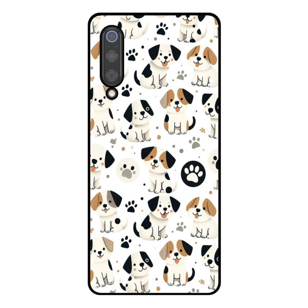 Telefoonhoesje Xiaomi Mi 9 honden opdruk