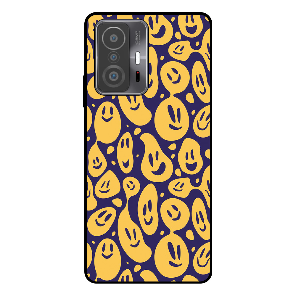 telefoonhoesje Xiaomi 11T-11T Pro smiley opdruk