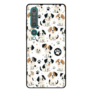 telefoonhoesje Xiaomi Mi 10 - 10 Pro honden opdruk