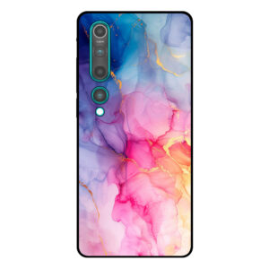 telefoonhoesje Xiaomi Mi 10-10 Pro regenboog marmer opdruk