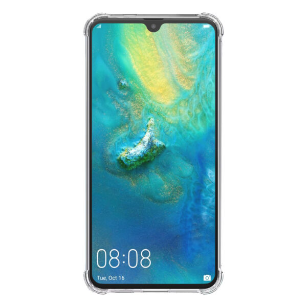 Huawei Mate 20 transparant hoesje met stootrand 2