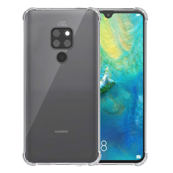 Huawei Mate 20 transparant hoesje met stootrand