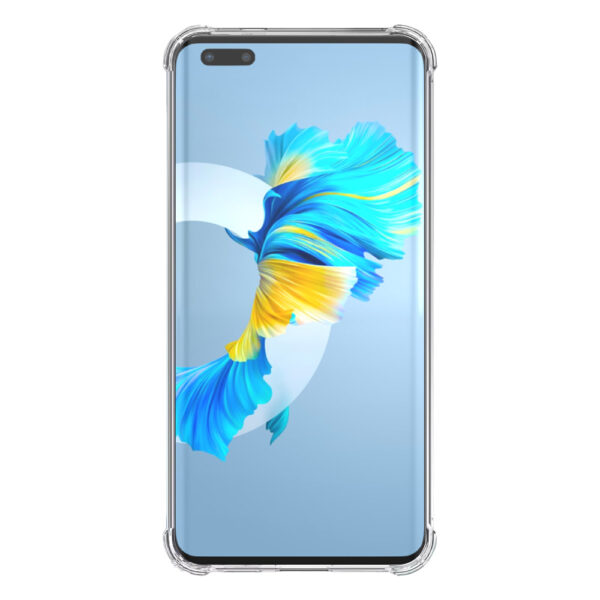 Huawei Mate 40 Pro transparant hoesje met stootrand 2
