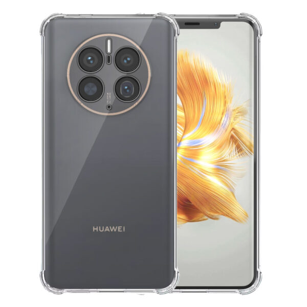 Huawei Mate 50 Pro transparant hoesje met stootrand