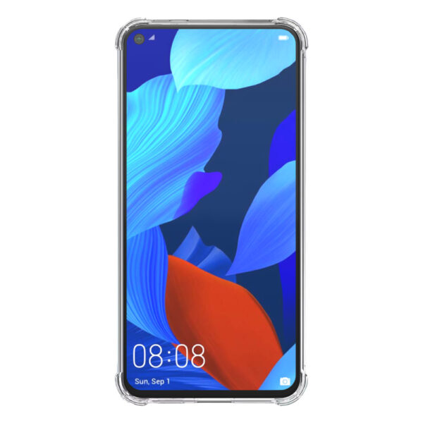 Huawei Nova 5T transparant hoesje met stootrand 2