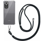 Huawei Nova 9 transparant hoesje met afneembaar koord en stootrand