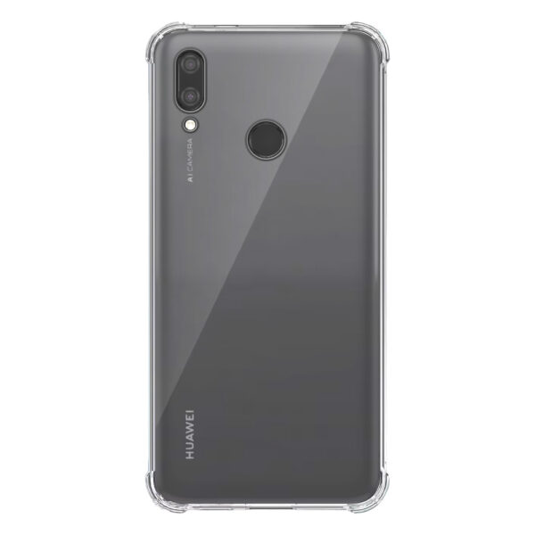 Huawei P Smart 2019 transparant hoesje met stootrand 1