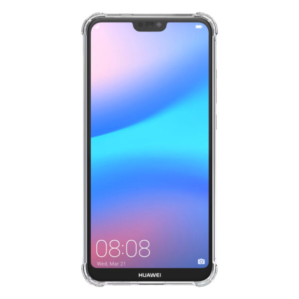 Huawei P20 Lite transparant hoesje met stootrand 2