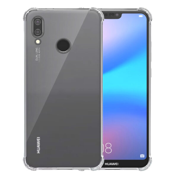 Huawei P20 Lite transparant hoesje met stootrand