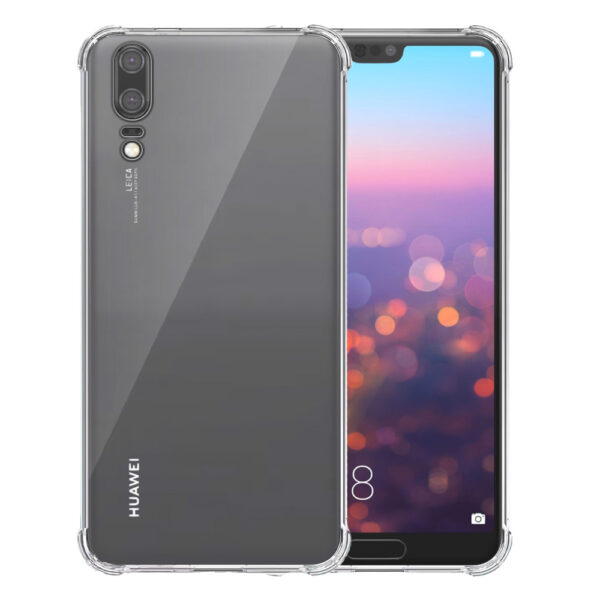 Huawei P20 transparant hoesje met stootrand