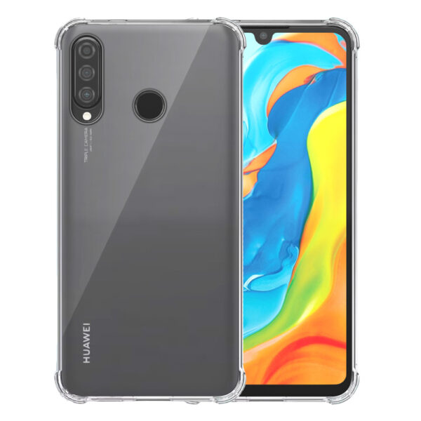 Huawei P30 Lite - Nova 4E transparant hoesje met stootrand