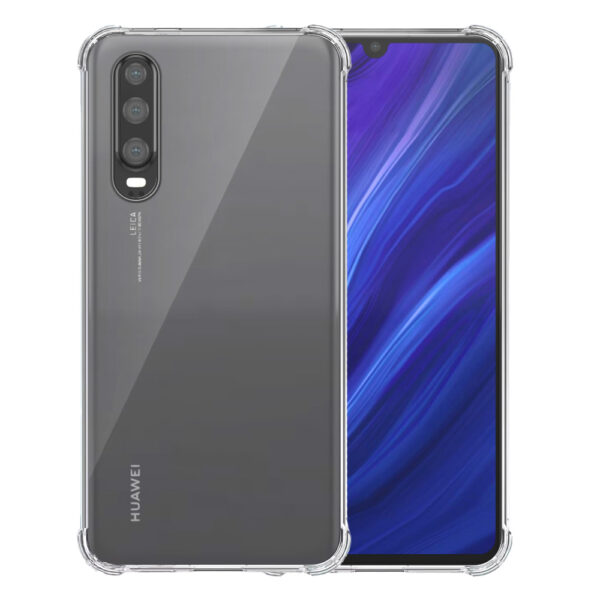Huawei P30 transparant hoesje met stootrand