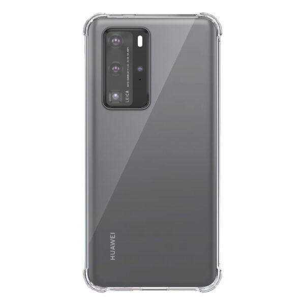 Huawei P40 Pro transparant hoesje met stootrand 1