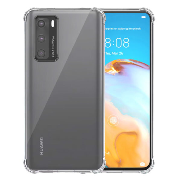 Huawei P40 transparant hoesje met stootrand