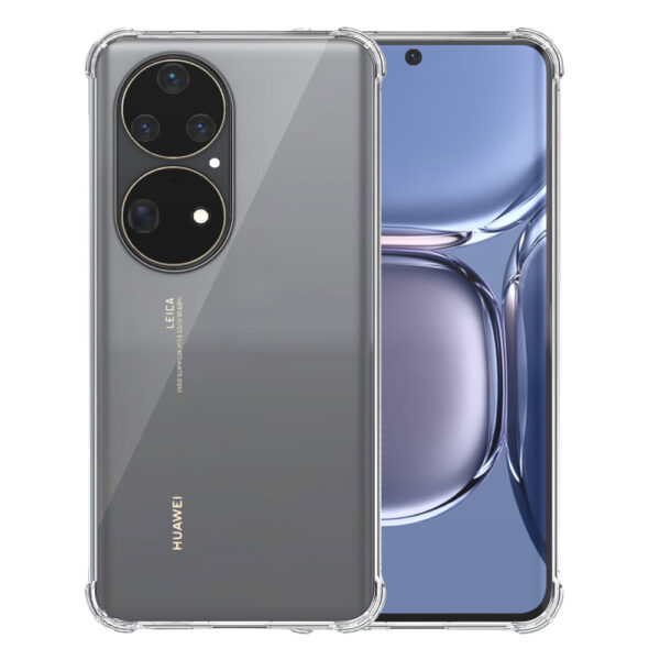 Huawei P50 transparant hoesje met stootrand