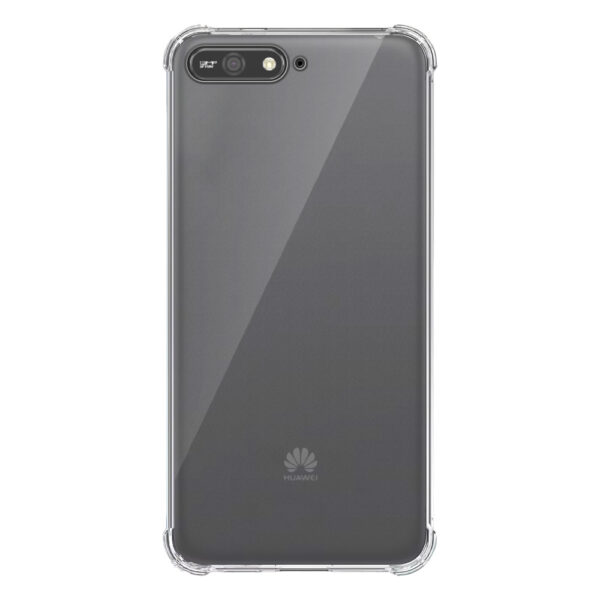 Huawei Y6 2018 transparant hoesje met stootrand 1