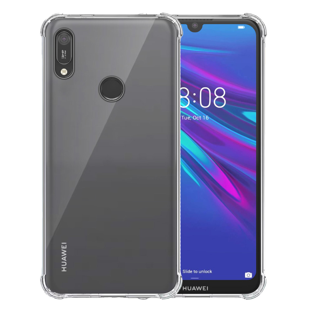 Huawei Y6 2019 - Y6s 2019 transparant hoesje met stootrand