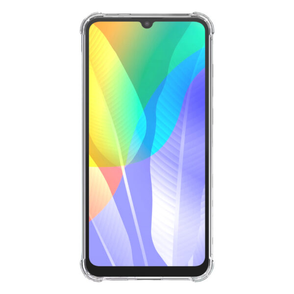 Huawei Y6P transparant hoesje met stootrand 2