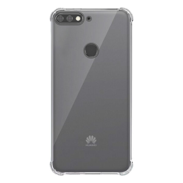 Huawei Y7 2018 - Y7 Prime 2018 - Y7 Pro 2018 transparant hoesje met stootrand 1