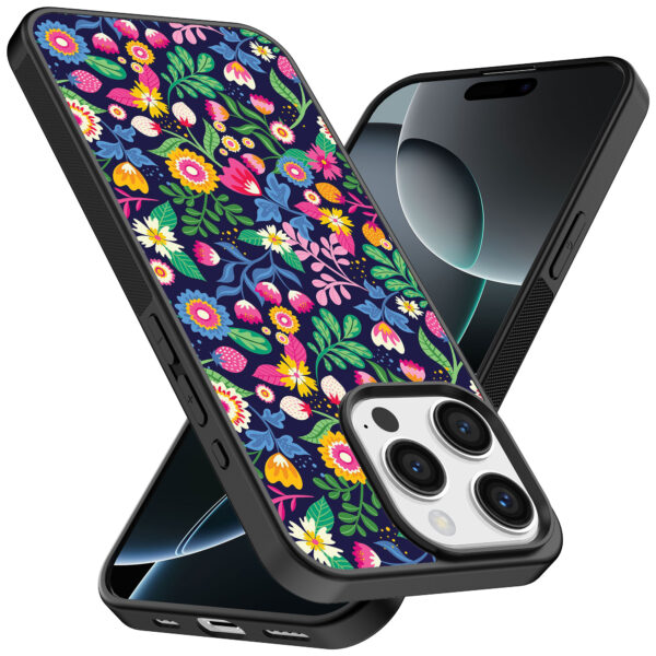 Iphone 16 Pro Max bloemen opdruk (2)