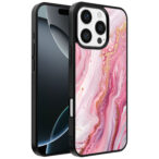 Iphone 16 Pro Max roze marmer opdruk (1)