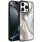 Iphone 16 Pro zilver marmer opdruk (1)