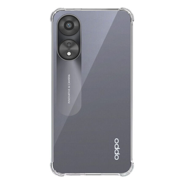 Oppo A1X-A585G-A78 5G transparant hoesje met stootrand