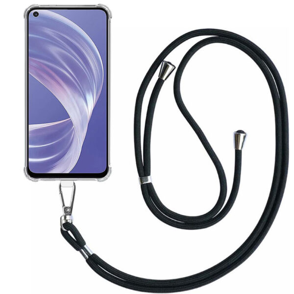 Oppo A53 5G-A72 5G-A73 5G transparant hoesje met afneembaar koord en stootrand 1