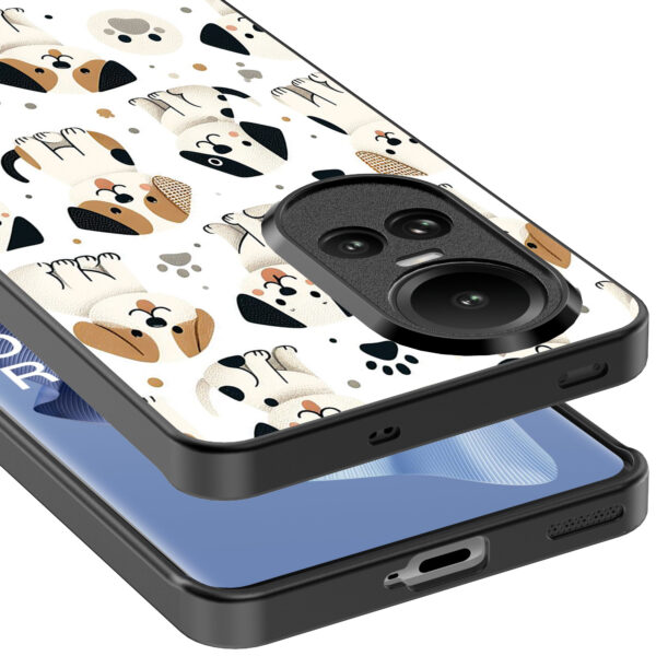 Oppo Reno 10 - 10 Pro telefoonhoesje met honden opdruk (5)