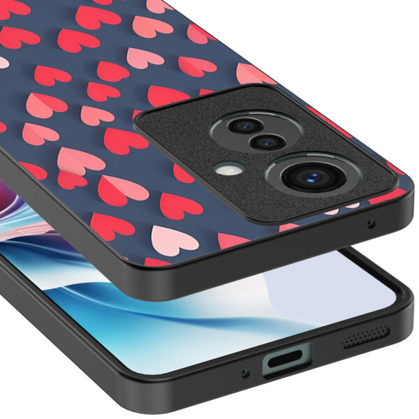 Oppo Reno 11 F telefoonhoesje met hartjes opdruk klein (4)