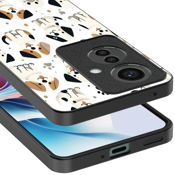 Oppo Reno 11 F telefoonhoesje met honden opdruk (4)