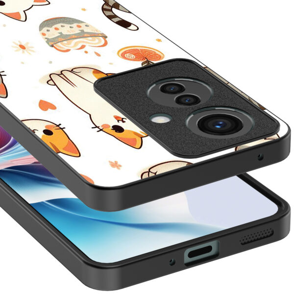 Oppo Reno 11 F telefoonhoesje met katten opdruk (4)