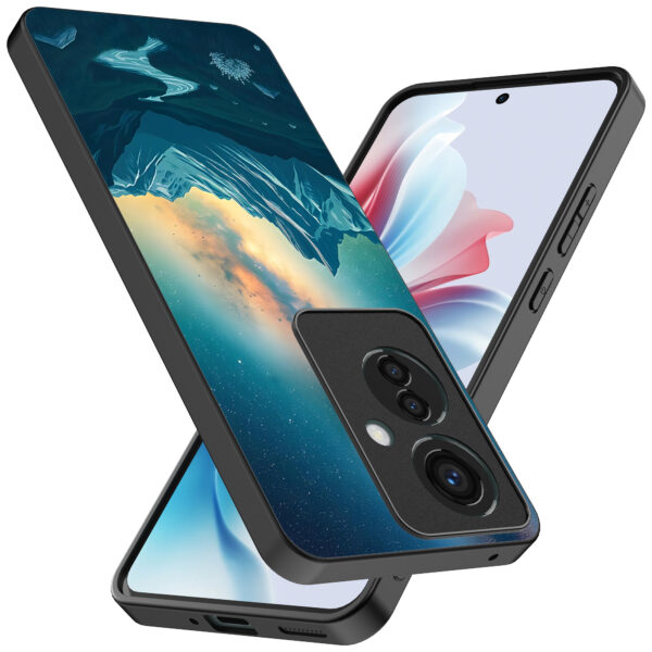 Oppo Reno 11 F telefoonhoesje met sterrenhemel opdruk (2)