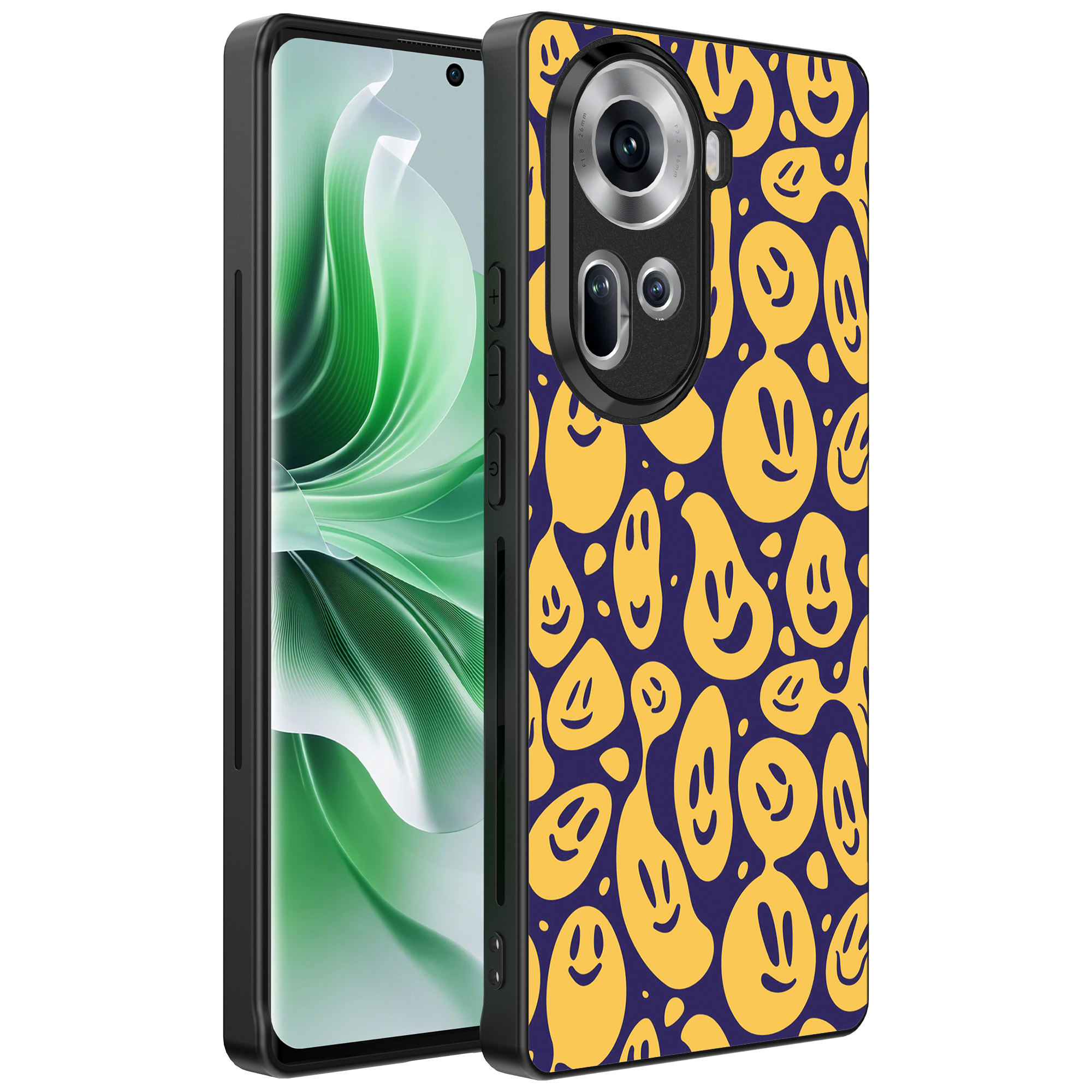Oppo Reno 11 telefoonhoesje met smiley opdruk (1)