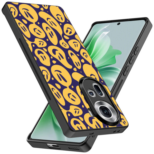Oppo Reno 11 telefoonhoesje met smiley opdruk (2)