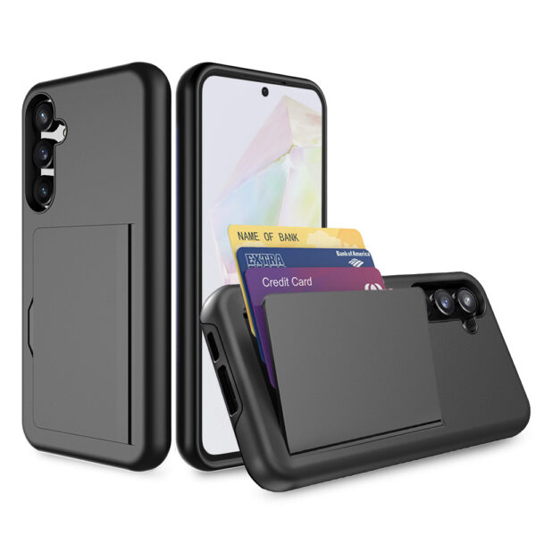 Samsung Galaxy A35 telefoonhoesje sterk met pasjeshouder (1)