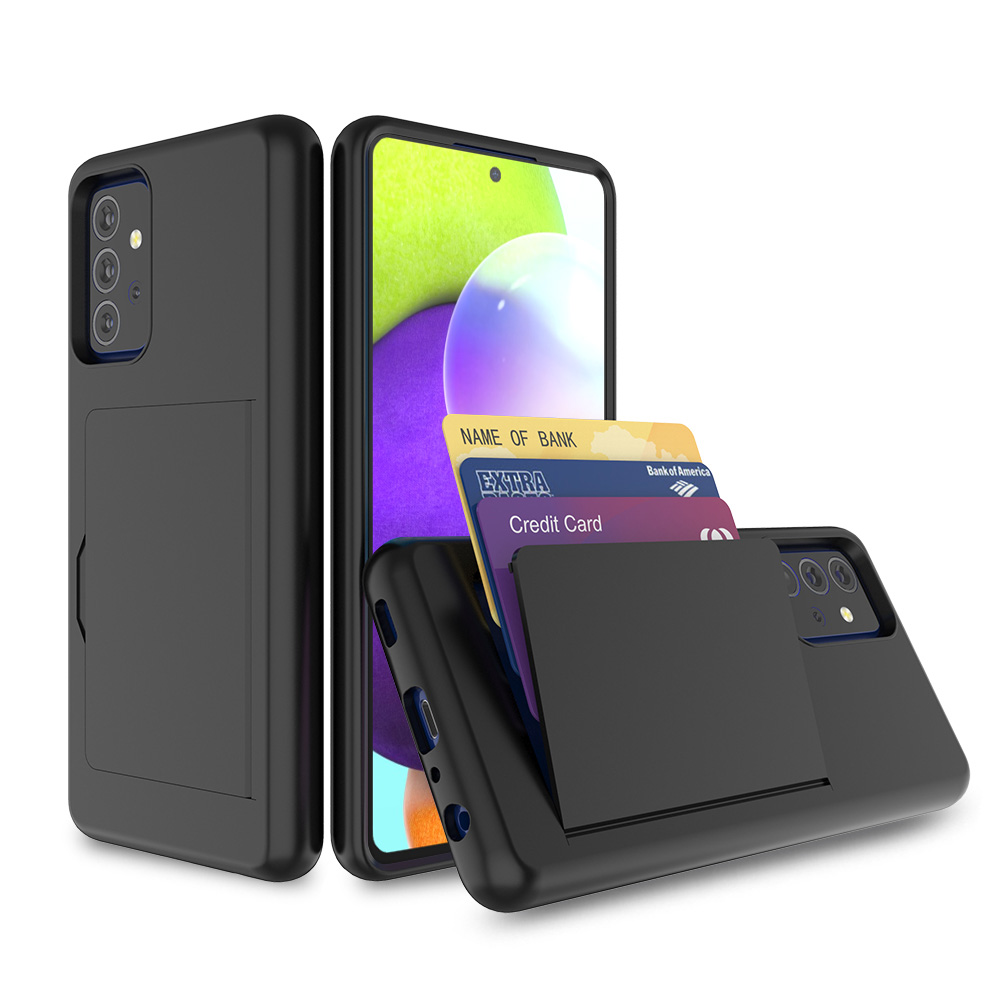 Samsung Galaxy A52 telefoonhoesje sterk met pasjeshouder (1)