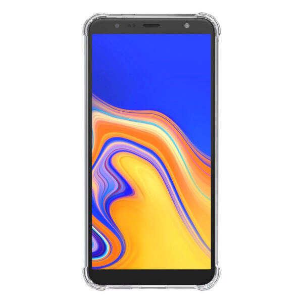 Samsung Galaxy J4 Plus transparant hoesje met stootrand 2