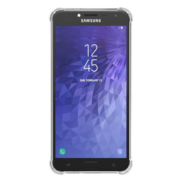Samsung Galaxy J4 transparant hoesje met stootrand 2
