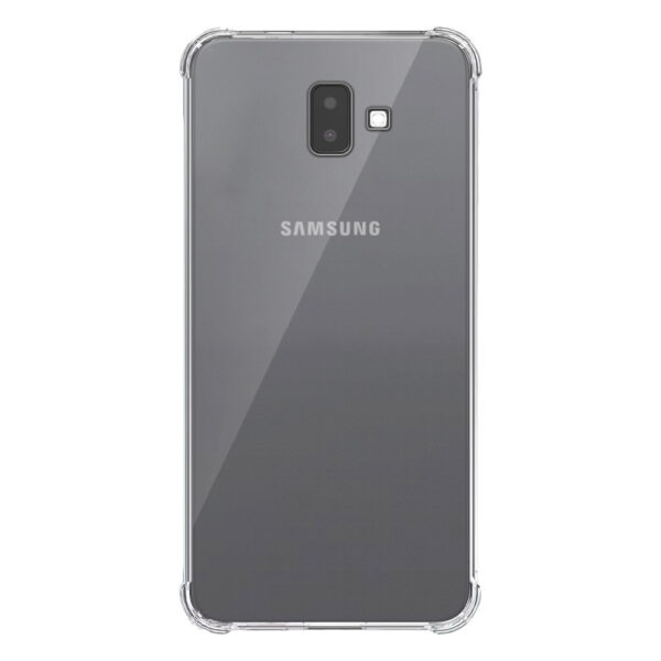 Samsung Galaxy J6 Plus transparant hoesje met stootrand 1