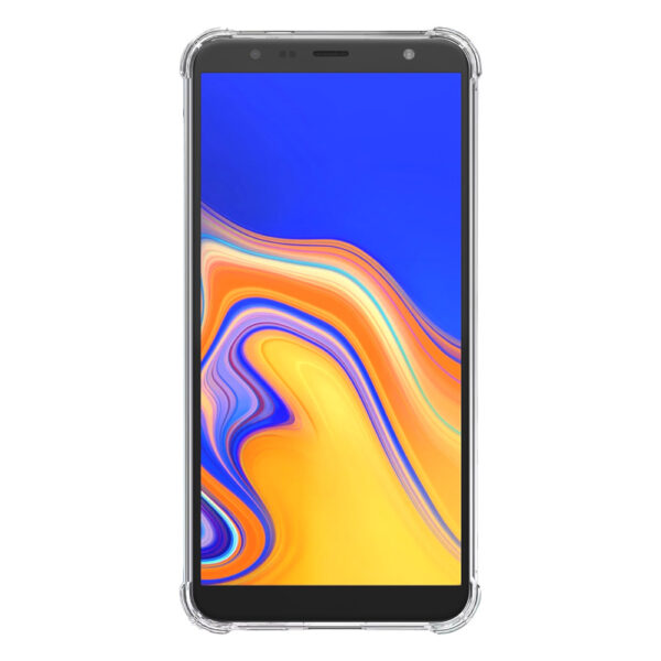 Samsung Galaxy J6 Plus transparant hoesje met stootrand 2