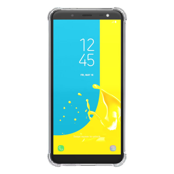 Samsung Galaxy J6 transparant hoesje met stootrand 2